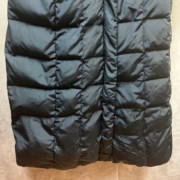 Cole Haan Signature Down Puffer Coat Navy Blue Womens Size Small Petite - Picture 7 of 15